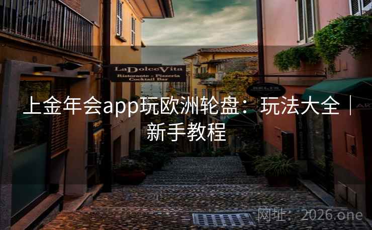上金年会app玩欧洲轮盘：玩法大全｜新手教程