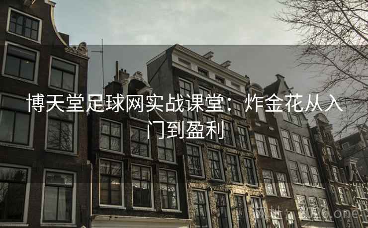 博天堂足球网实战课堂:炸金花从入门到盈利